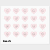 Roze Bruiloft Feest Elegante Script Sticker (Vel)