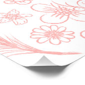 roze bruiloft perfect poster (Hoek)