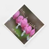 Roze bruiloft servet (Hoek)