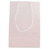 Roze bruiloft Vrijgezellenfeest Medium Cadeauzakje (Achterkant)