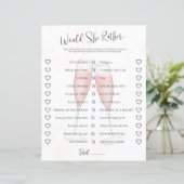 Roze bruiloft wil ze liever Vrijgezellenfeest spel (Staand voorkant)