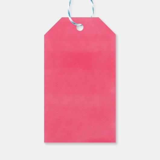 Roze Bruiloftsfeest Cadeaulabel (Achterkant)