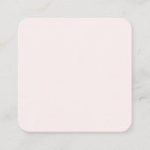 Roze Bruiloftsfeest QR-code Informatiekaartje (Achterkant)