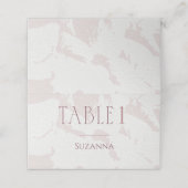 Roze Bruiloftsshower Plaatskaart Plaatskaartje (Buitenkant ongevouwen)