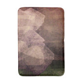 Roze bruin abstracte verfpenseellijnkunst badmat (Voorkant Verticaal)