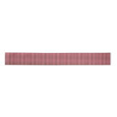Roze Bruin Checker Diamant Patroon Satijnen Lint (Voorkant)