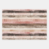 Roze Bruin Cowgirl Southwestern Bloemen Verjaardag Inpakpapier Vel (Voorkant 3)