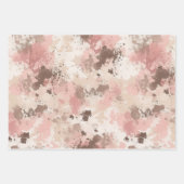 Roze Bruin Cowgirl Southwestern Bloemen Verjaardag Inpakpapier Vel (Voorkant 2)