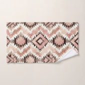 Roze Bruin Cowgirl Southwestern Tribal Bad Handdoek (Handdoek)