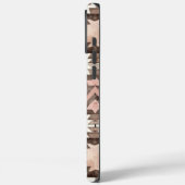 Roze Bruin Cowgirl Southwestern Tribal Case-Mate iPhone Case (Achterkant / Links)