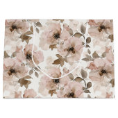 Roze Bruin Cowgirl Zuidwestelijke Bloemen Groot Cadeauzakje (Voorkant)