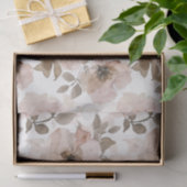 Roze Bruin Cowgirl Zuidwestelijke Bloemen Tissuepapier (Geschenk)