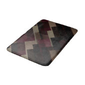 Roze bruin en beige geometrisch badmat (Gekanteld)
