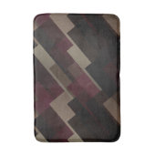 Roze bruin en beige geometrisch badmat (Voorkant Verticaal)