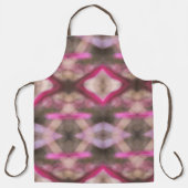 Roze Bruin en Taupe Boho Chic Tie Dye Schort (Voorkant)