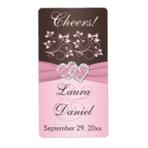 Roze, bruin flesje flesje flesje