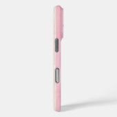 Roze Bruin Luipaard Print Harten Strepen Case-Mate iPhone Case (Achterkant / Rechts)