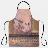 Roze bruin metaal schort (Voorkant)