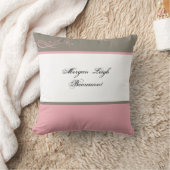 Roze bruin Modern Floral Baby Keepomwille Pillow Kussen (Deken)