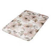 Roze bruin Southwestern bloemen Badmat (Gekanteld)