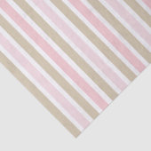 ROZE BRUIN WIT GESTREEPT PATROON TISSUEPAPIER (Detail)