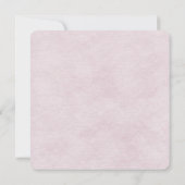 roze bruine bruine bruidsschat voor bruiloft kaart (Achterkant)