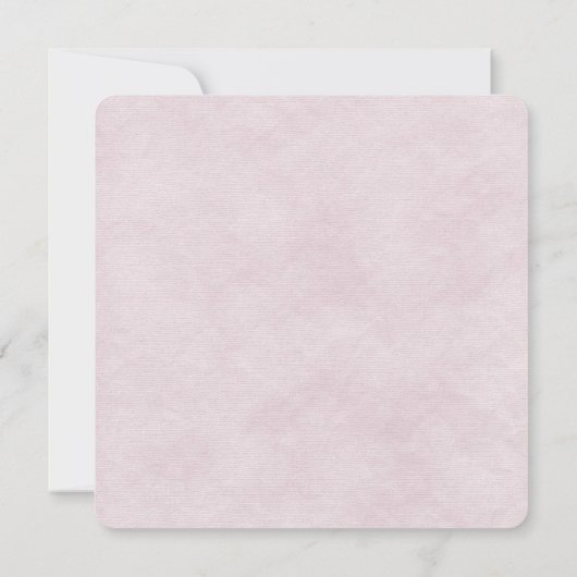 roze bruine bruine bruidsschat voor bruiloft kaart (Achterkant)