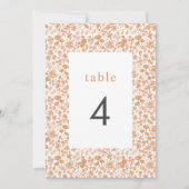  roze bruine bruinkoolnummers kaart (Voorkant)