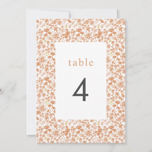  roze bruine bruinkoolnummers kaart (Voorkant)