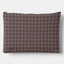 Roze Bruine Geruite Klassieke Patroon Retro Etui