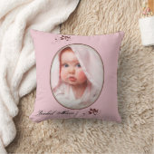 Roze bruine Giraffe Baby Keepomwille Pillow Kussen (Deken)