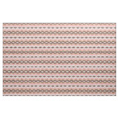 Roze bruine ijkat Zigzag Mosaic Pattern Stof (Fat Quarter)
