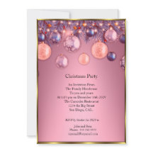 Roze bruine kerstfeestjes