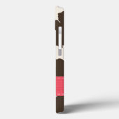 Roze bruine Koe afdrukken Case-Mate iPhone Case (Achterkant / Links)