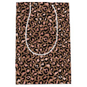 Roze Bruine Luipaard Medium Cadeauzakje (Voorkant)