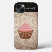 Roze/bruine perskoeken Case-Mate iPhone case (Achterkant)