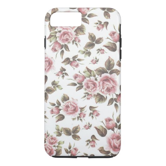 Roze bruine rozen van de  schildpad Case-Mate iPhone case (Achterkant)