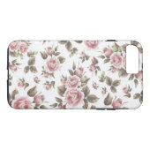 Roze bruine rozen van de  schildpad Case-Mate iPhone case (Achterkant (Horizontaal))