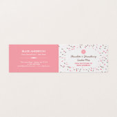 Roze bruine sprinken Homemade Cookie Mix Visitekaartje (Buitenkant ongevouwen)