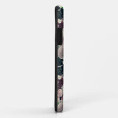 Roze, bruine waterverf bloemen Case-Mate iPhone case (Achterkant/rechts)