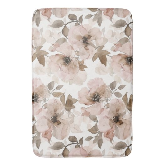 Roze bruine zuidwestelijke bloem badmat (Voorkant Verticaal)