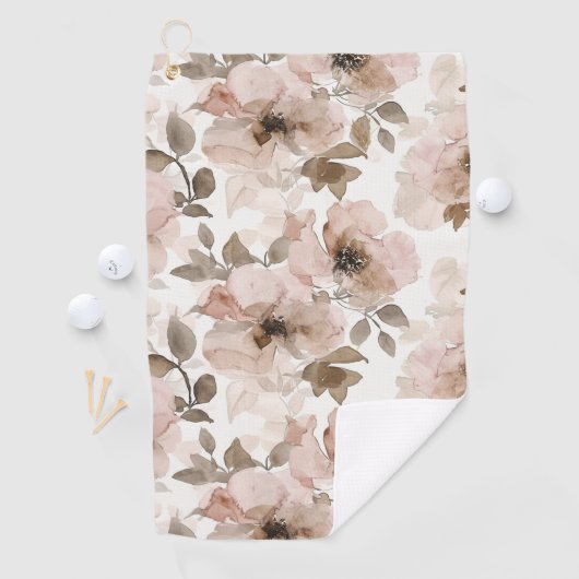 Roze bruine zuidwestelijke bloem golfhanddoek (Insitu)