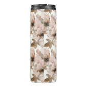 Roze bruine zuidwestelijke bloem thermosbeker (Achterkant)