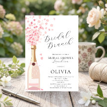 Roze Bruisende Brunch Bruidsborrel