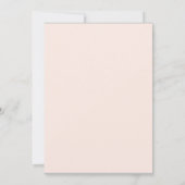 Roze Brunch Bruisende Champagne Fles Bruidsdouche Kaart (Achterkant)