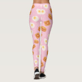 Roze Brunch leggings (Achterkant)