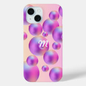 Roze Bubbel mobiele telefoonhoes Case-Mate iPhone Case (Achterkant)