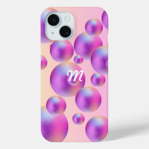 Roze Bubbel mobiele telefoonhoes iPhone 15 Case