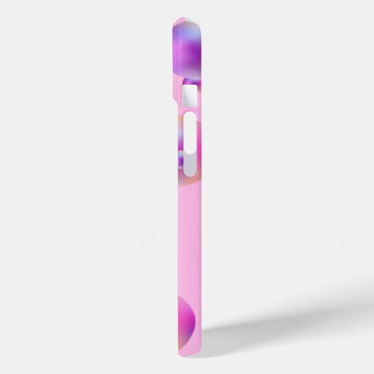 Roze Bubbel mobiele telefoonhoes Case-Mate iPhone Case (Achterkant / Links)