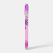 Roze Bubbel mobiele telefoonhoes iPhone 15 Case (Linkerkant)